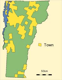 Towns
with photos in the original LCP site
