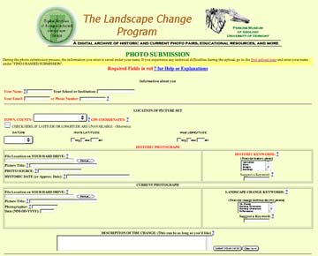 The next Landscape Change
Program home page