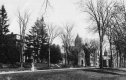 View of University Place on the UVM campus looking south