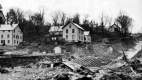 Flood Damage in Town