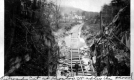 The Railroad Cut After the 1927 flood