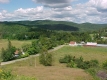 View Looking East at the Old Ding Dong School House (lower left) 