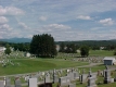 View of Cemetery and Town
