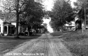 Houses and car along Main Street 