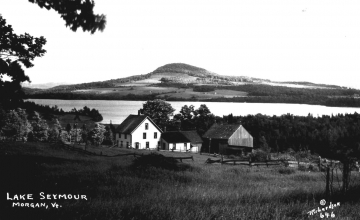 Looking Across Lake Seymour at Elan Hill 