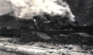Train at a Gravel Pit Site