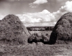 Haystacks and haying equipment