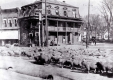 Sheep in town center