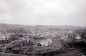 View of village from hill  