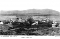 View of town from hill
