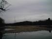 Upstream from the dam