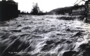 Flood through town