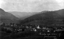 Bird's eye view of town