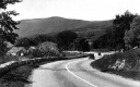 Cars on paved road