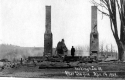 Burned Building After 1908 Fire