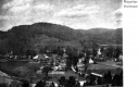 Bird's Eye View of Town in Valley