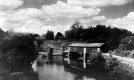 Covered Bridge over river