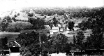 View of Town and Covered Bridge 