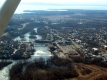 Winooski River, dam and  bridge