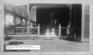 Children on porch at Oakledge Main House, Webb era