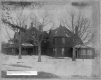 View looking northeast of main house at Oakledge, Webb era