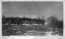 View from manor house site at Oakledge looking northwest, Webb era