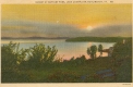 Sunset view of Lake Champlain from Battery Park