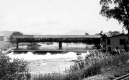 Falls and Bridge over Connecticut, Looking Upriver