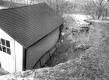 Close up of Garage on Downdropped Landslide Block, Riverside Avenue Landslide