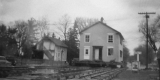 House moving on tracks