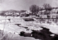 Ice and dam on Ottauquechee River