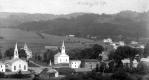 View of Churches and School