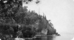 West side of Rock Point from Eagle Bay