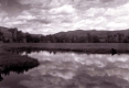 Chittenden, Cloudy Sky Reflected in Open Water