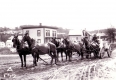 Horses Pulling a Load of Granite