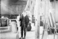 Grandpa Dix in Grist Mill