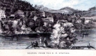 Drawing of Sharon from the Railroad Station