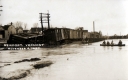 Boxcars Tipped Over