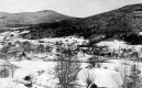 Snowy View of Village from Morgan Hill