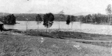 View of Lake Wantastiquet Dam and Carriage Barn