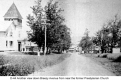 Breezy Avenue, near the Presbyterian Church