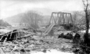 Contorted Railroad Track after the Flood in Passumpsic
