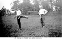 George Wheeler and Caddy, Golfing
