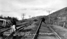 Contorted Railroad Track after the Flood in Passumpsic