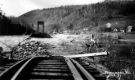 Destroyed Railroad tracks in Passumpsic