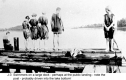 Swimmers on Old Dock, Caspian Lake
