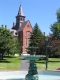 Fountain in front of Old Mill