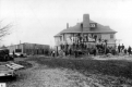 Shelburne House under construction at Shelburne Farms
