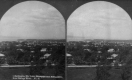 Downtown and Lake Champlain from College Dome, University of Vermont