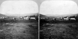 Village and Mountains